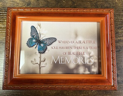 Butterfly/Memories Music Box