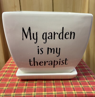 My garden is my therapist