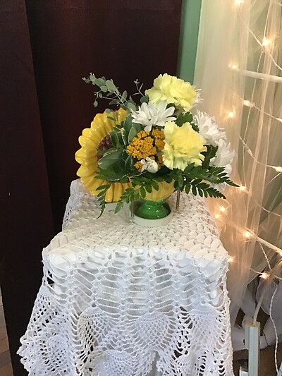 Sunflower Teacup &amp; Saucer