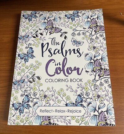 The Psalms in Color Coloring Book