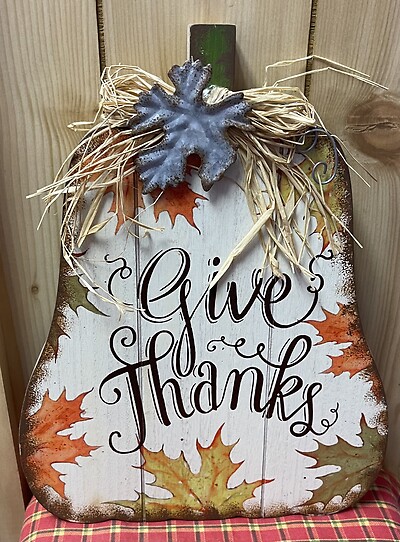 Give Thanks Pumpkin