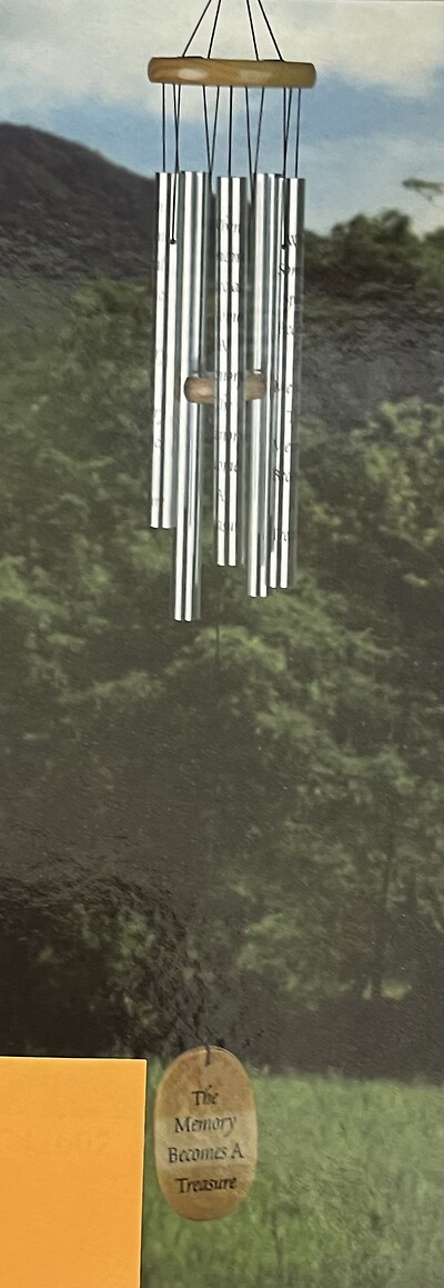 35&quot; Wooden Windchime/The Memory