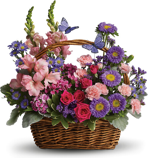 Country Blooms Basket