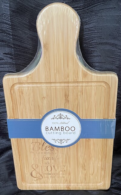 Bless the Food Bamboo Cutting Board