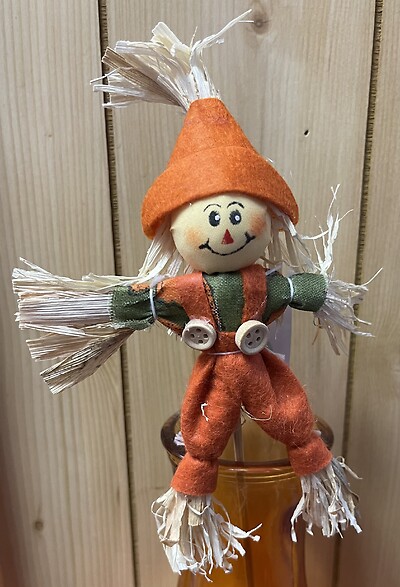 Small Orange Scarecrow