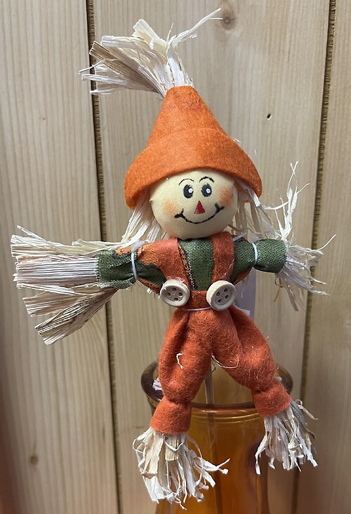 Small Orange Scarecrow