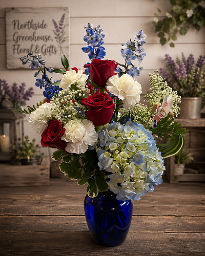 Thinking Of You In Red, White, and Blue