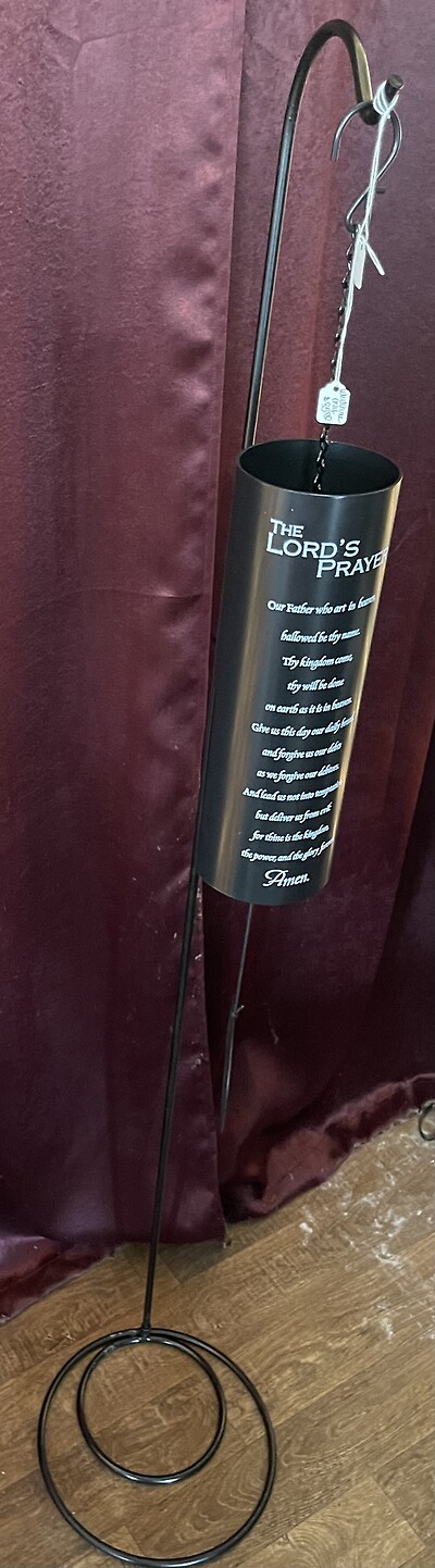 35&quot; Tube Windchime/The Lord&#039;s Prayer