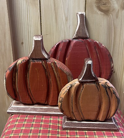 Set of 3 Pumpkins