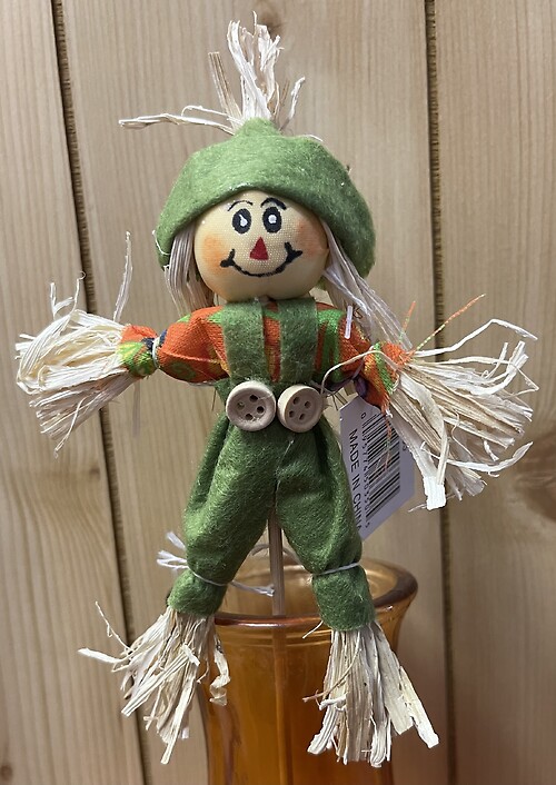 Small Green Scarecrow