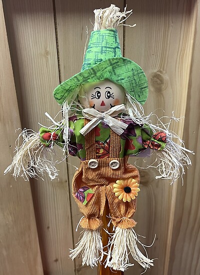Large Green Scarecrow