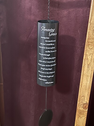 35&quot; Tube Windchime/Amazing Grace