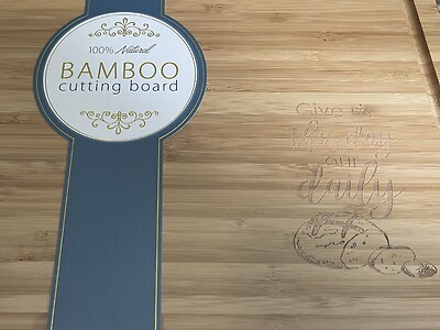 Daily Bread Bamboo Cutting Board